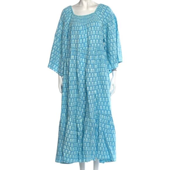 Anaak Amina Bell Maxi Dress in blue bell S NWT - Picture 1 of 7